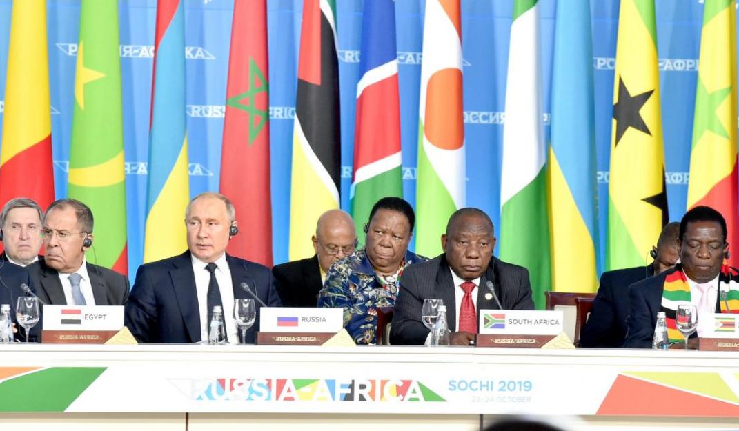 Source: President Cyril Ramaphosa during plenary session at the Russia-Africa Summit held in Sochi, Russian, GovernmentZA / Flickr