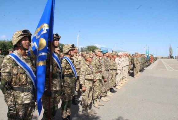 Soldiers during the military training RUBEZH-21. Picture: ODBK-CSTO.