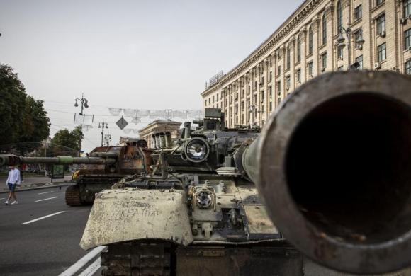 Source: ©Reuters - Exhibition of destroyed Russian tanks in Kyiv, Ukraine - 23 Aug 2022 ©Reuters